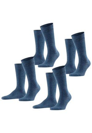 FALKE, SWING 4 PACK - Socks - navyblue m