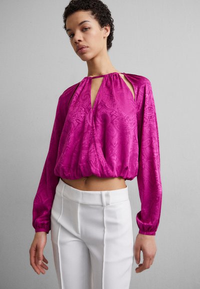 Veronica Beard SIONNE BLOUSE - Μπλούζα με μακριά μανίκια - bright magenta