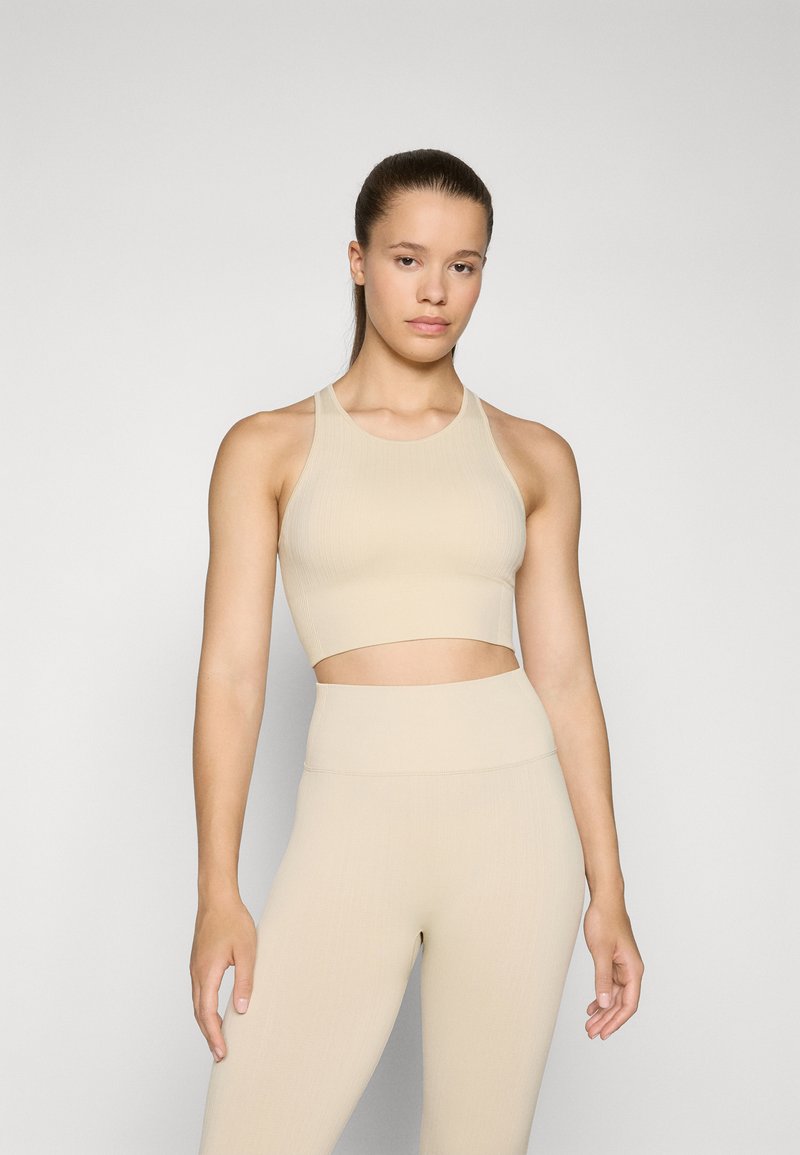 Casall SEAMLESS PADDED SPORTS - Top - ecru