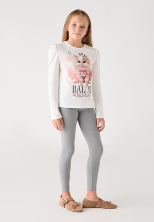 Terranova, LEGGINGS LUNGO TINTA UNITA PACK 3 - Leggings - grigio medio melange