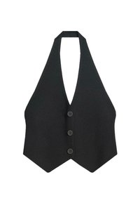 HALTER NECK - Väst - black