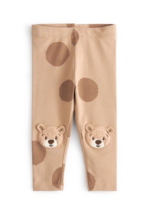 EMBROIDERED - Legíny - brown