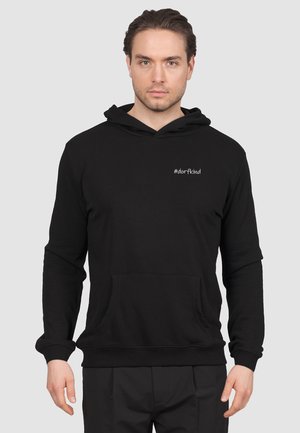 Kleinigkeit BOIS LIGHT HOODIE #DORFKIND - Jersey con capucha - black
