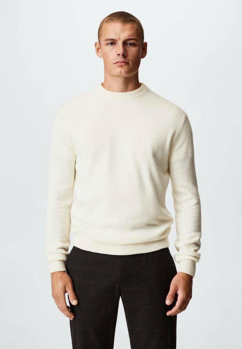Mango LOTUS - Jumper - off white/off 