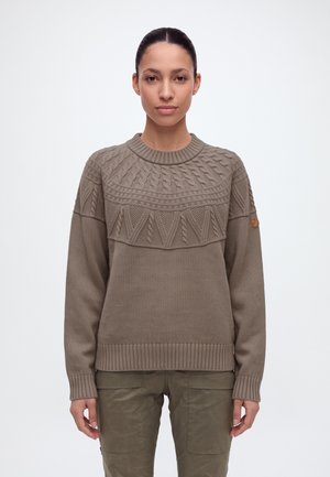 Fjällräven, ÖVIK SOLID  - Пуловер - brown