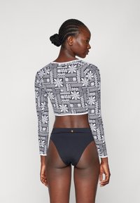 Roxy MINERAL CROP - Bikini top - anthracite morockin vibes swim