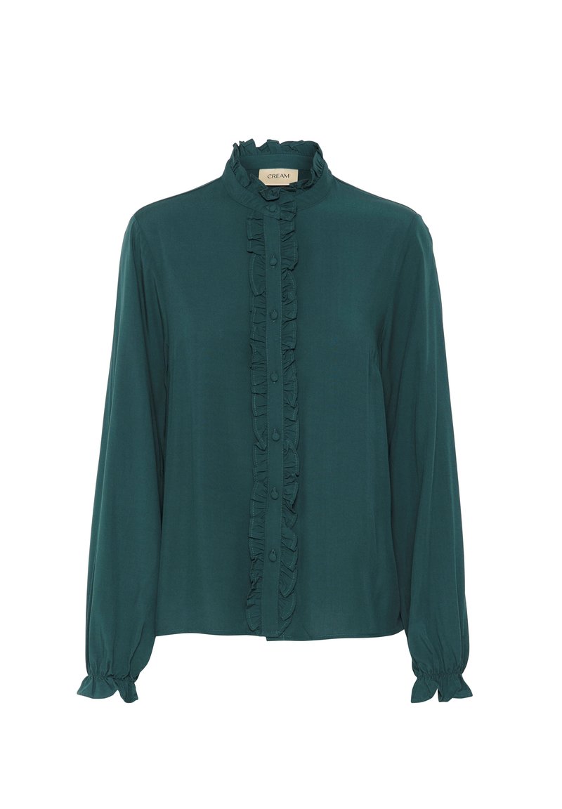 Cream Overhemdblouse turquoise Cream Overhemdblouse turquoise