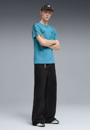 Puma, MCFC KING TEE - Fanartikel - tropical blue deep navy