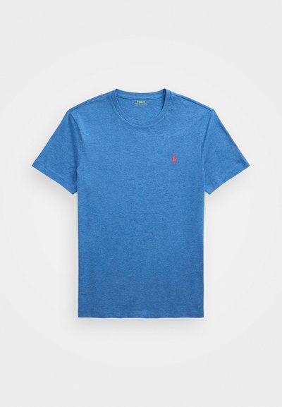 Polo Ralph Lauren CUSTOM SLIM FIT JERSEY CREWNECK T-SHIRT - Basic póló - fresh surf heather