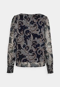 VILA VIFALIAS VNECK - Blusa - navy blazer