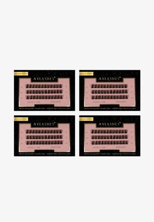 Aylashes, AYLASHES KÜNSTLICHE WIMPERN PRE CUT WIMPERN BUNDLE (8MM-10MM-12MM-14MM-16MM) - False eyelashes - office chick bundle - short (8mm 10mm 12mm 14mm)