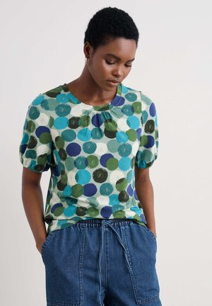 Seasalt Cornwall Print T-shirt - teal