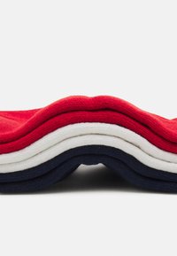 adidas Originals MID ANKLE UNISEX 3 PACK - Čarape - night indigo/white/better scarlet