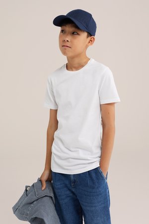 WE Fashion, T-shirt basique - white