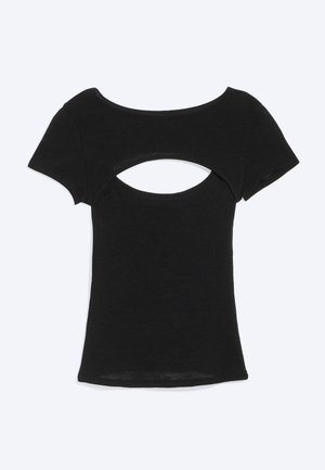 Weekday, RAY BOLERO - T-shirts basic - black