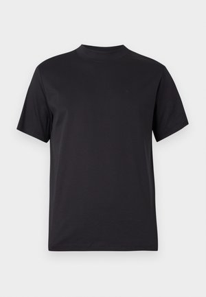 ACE MOCK NECK - Basic T-shirt - black