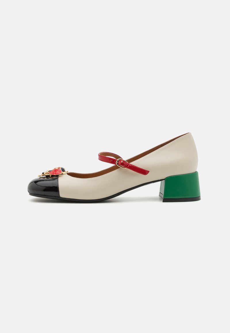 Jeffrey Campbell JITTERBUG - Klassiske pumps - ivory/black/red