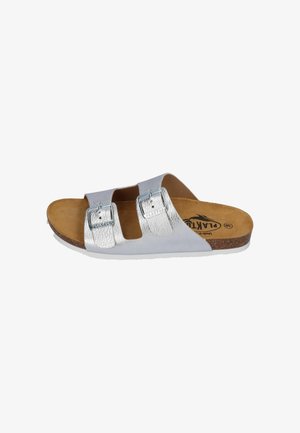 PLAKTON, PLAKTON DAMEN PANTOLETTEN BETA 180010 PLATA - Mules - plata