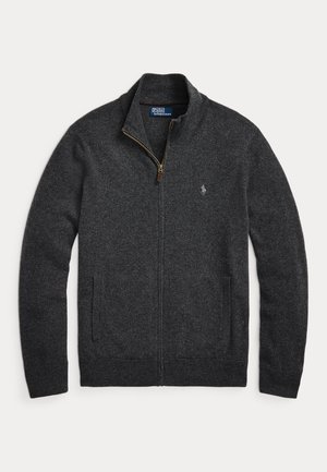Polo Ralph Lauren, WOOL FULL ZIP - Strickjacke - dark charcoal heather