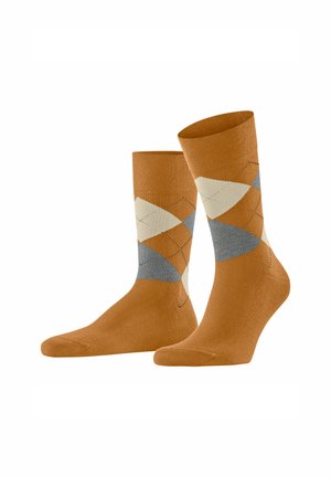 SENSITIVE ARGYLE - Sokken - fanta white