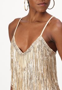 TWINSET DRESS - Vestito elegante - dull gold