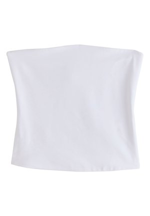 Next, REGULAR FIT - SOFT TOUCH SLINKY SLEEVELESS BANDEAU TOP . - Top - white
