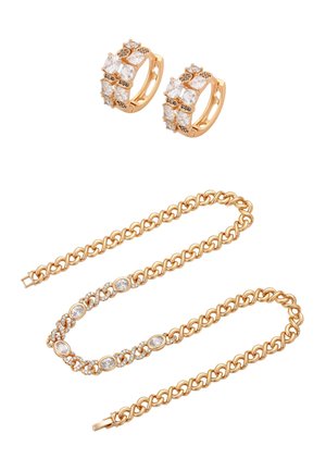 SET - Earrings - gold-coloured
