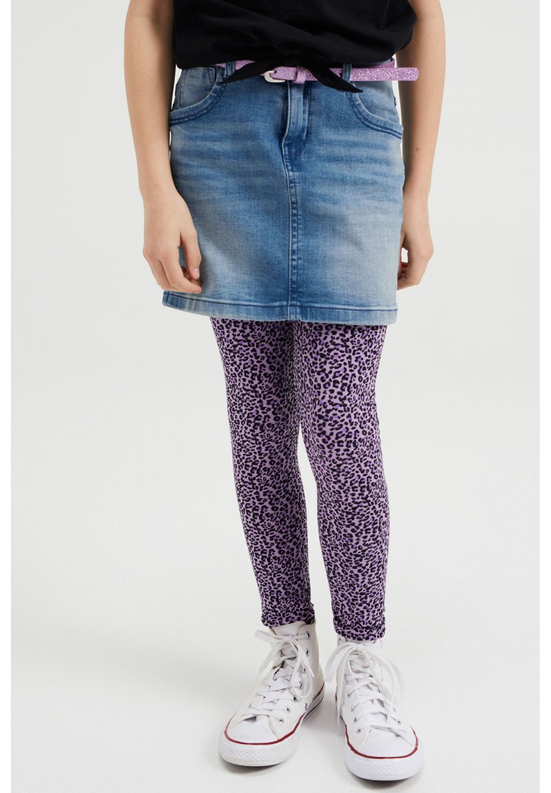 Kinder Stoffhosen | WE Fashion 2 PACK Leggings Hosen violet/flieder - XT64014 Kinder Stoffhosen | WE Fashion 2 PACK Leggings Hosen violet/flieder - XT64014
