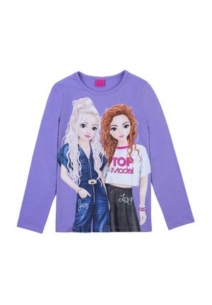 Long sleeved top - violet tulip
