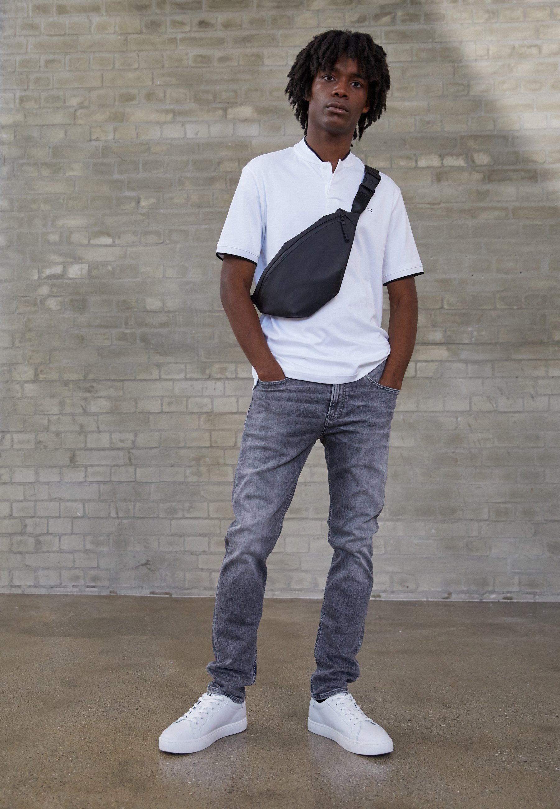 calvin klein gray jeans