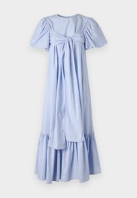 FLUTTER BOW MIDI DESS - Robe longue - blue