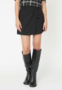 LUNA POCKET - Mini suknja - black