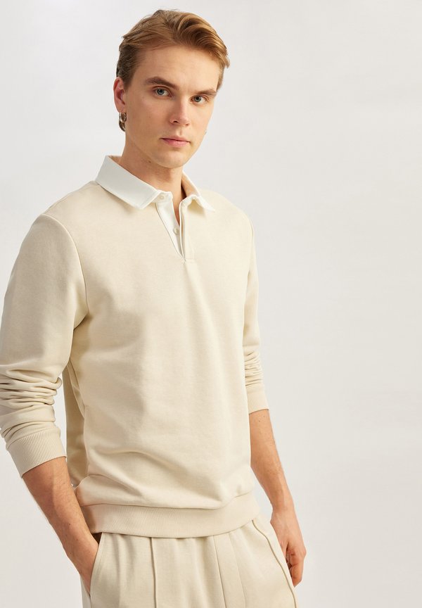 Langarmshirt - beige