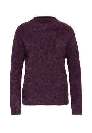 Street One, LIGHTWEIGHT KNIT TURTLE NECK SWEATER - Pullover - berry plum