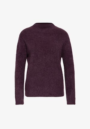 Street One, LIGHTWEIGHT KNIT TURTLE NECK SWEATER - Pullover - berry plum