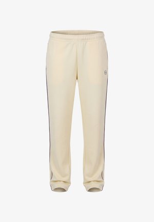 Sergio Tacchini, GHIBLI PIQUET PANTS - Pantalon de survêtement - italian straw huckleberry