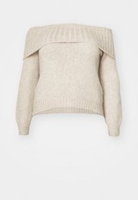ONLY Carmakoma CARMARIE OFF SHOULDER  - Džemperis - pumice stone melange
