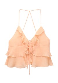 RUFFLED STRAPPY - Toppi - orange