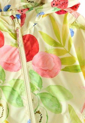 Next SHOWER RESISTANT PRINTED CAGOULE - Waterproof jacket - yellow fruit