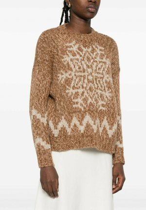 JACQUARD - Maglione - cammello