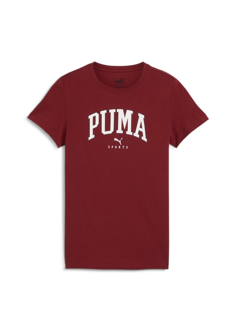 Puma SQUAD TEE - Camiseta estampada - intense red