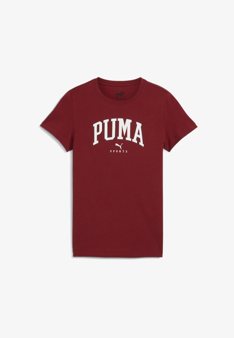 Puma SQUAD TEE - Camiseta estampada - intense red