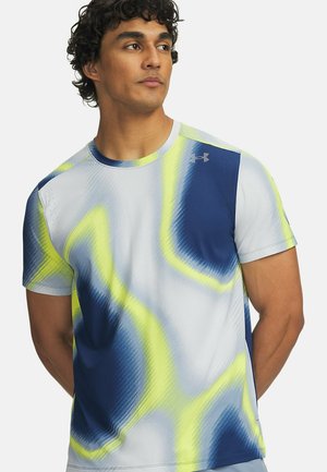 Under Armour, VELOCITI PRO PRINTED - T-shirt imprimé - blackout navy