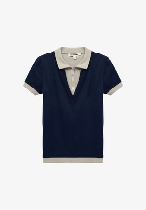 Koton, POLO NECK T-SHIRT . - Polo - dark blue