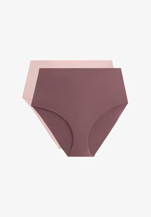 2 PACK INVISIBLE MEDIUM-SUPPORT HIGH-WAISTED CLASSIC - Alakformáló ruházat - berry
