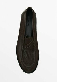 Massimo Dutti PENNY LOAFERS - Polobotky - mottled dark brown
