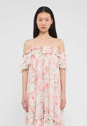 SUMMER POSY ARIA OFF SHOULDER ANKLE GOWN - Velika haljina - moonshine/coral