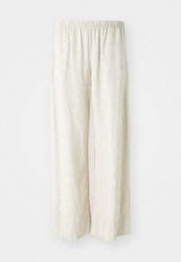 WIDE LEG EASY PANT  - Housut - black