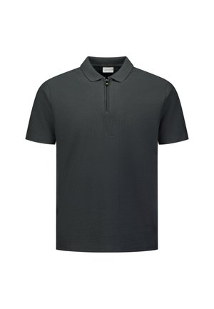 NO EXCESS, Poloshirt - dark steel