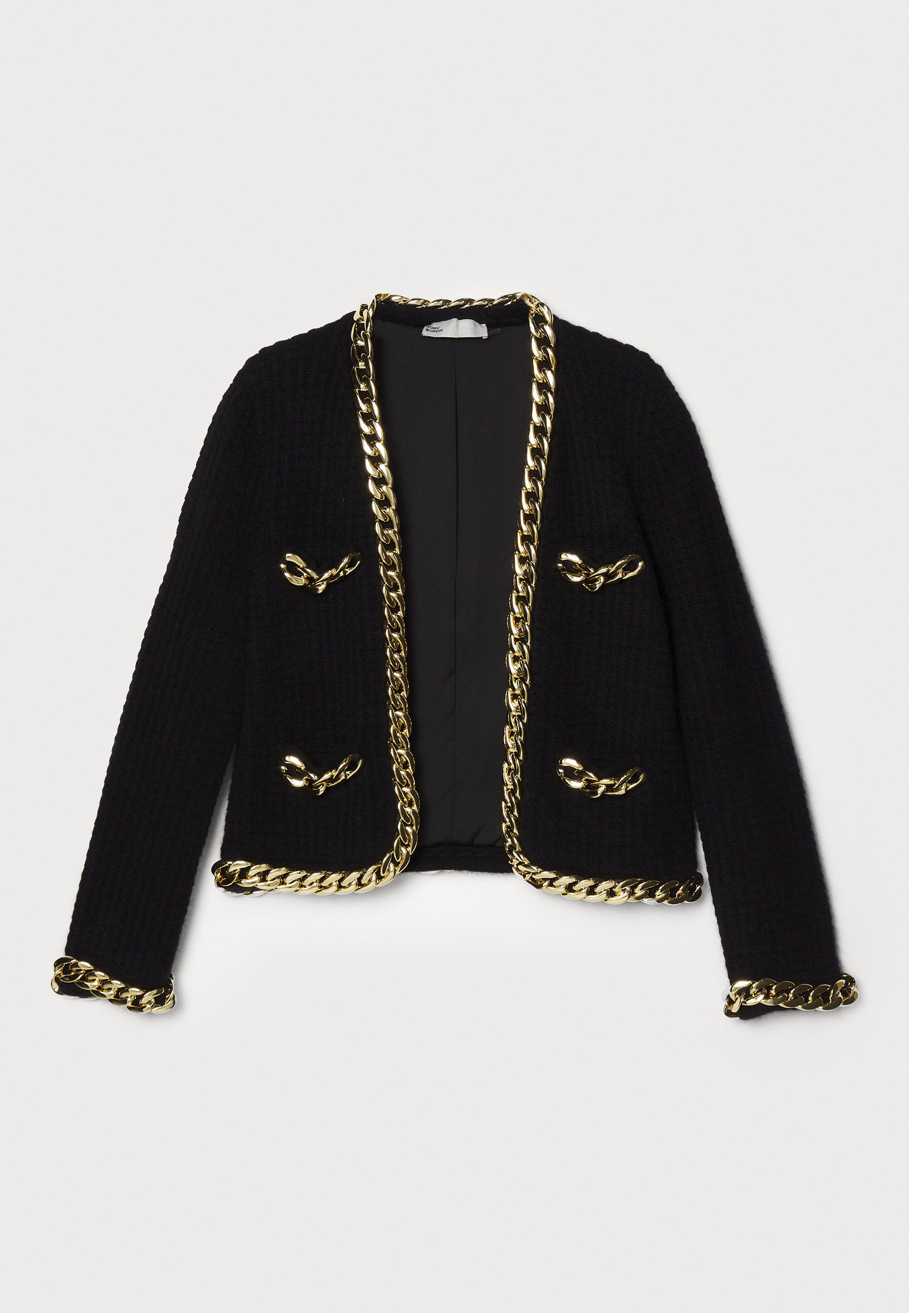 ジャケット TORY BURCH 'Kendra Chain' Blazer Black Tory burch 'kendra chain' blazer available on julian-fashion